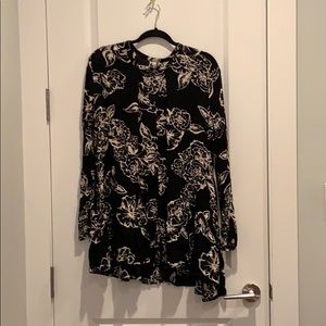 Free People Floral Tunic
